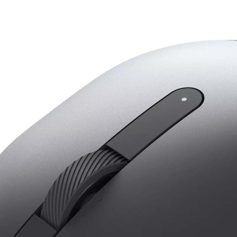 DELL Pro Plus Compact muis – MS5120W – Titan Gray, dubbelhandig, optisch, RF Wireless + Bluetooth, 1600 dpi, grijs, titanium