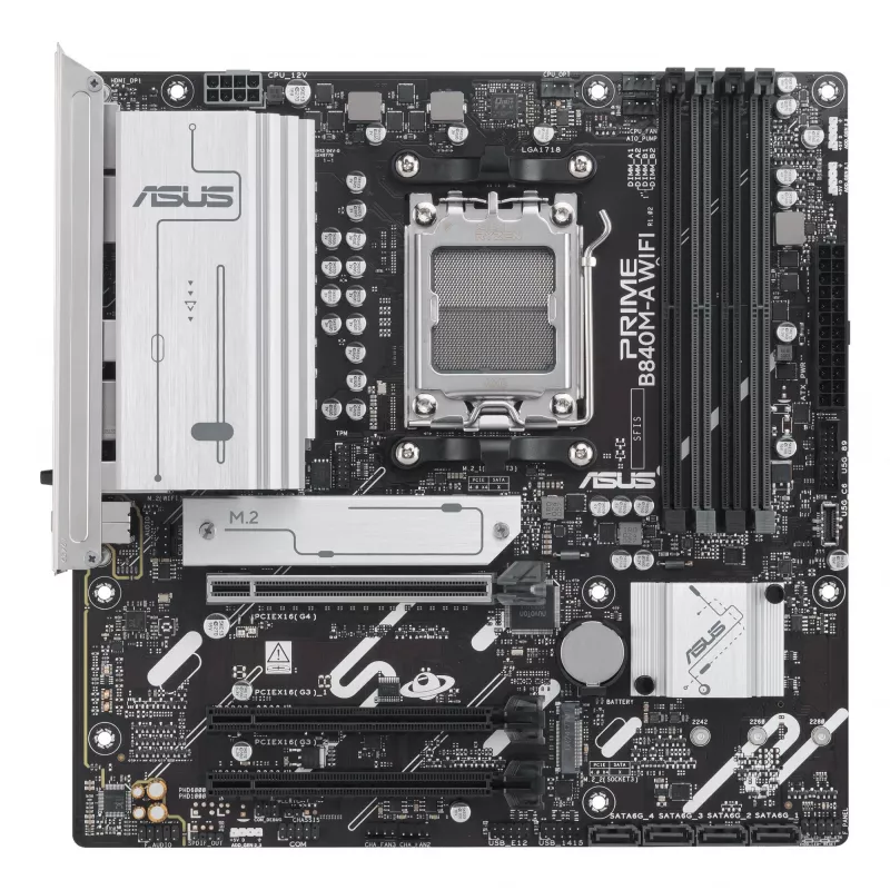 Moederbord ASUS PRIME B840M-A WIFI AMD B840 Socket AM5 micro ATX