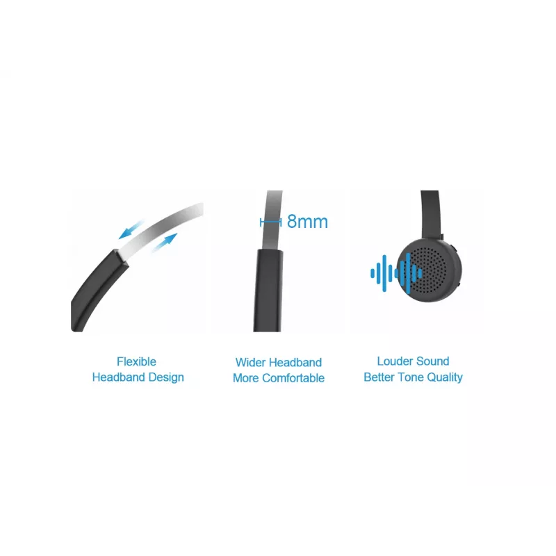 Conceptronic POLONA Draadloze Bluetooth-headset met laadstation