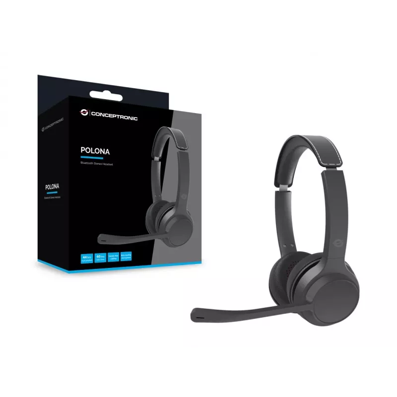 Conceptronic POLONA04B Bluetooth Stereo-headset