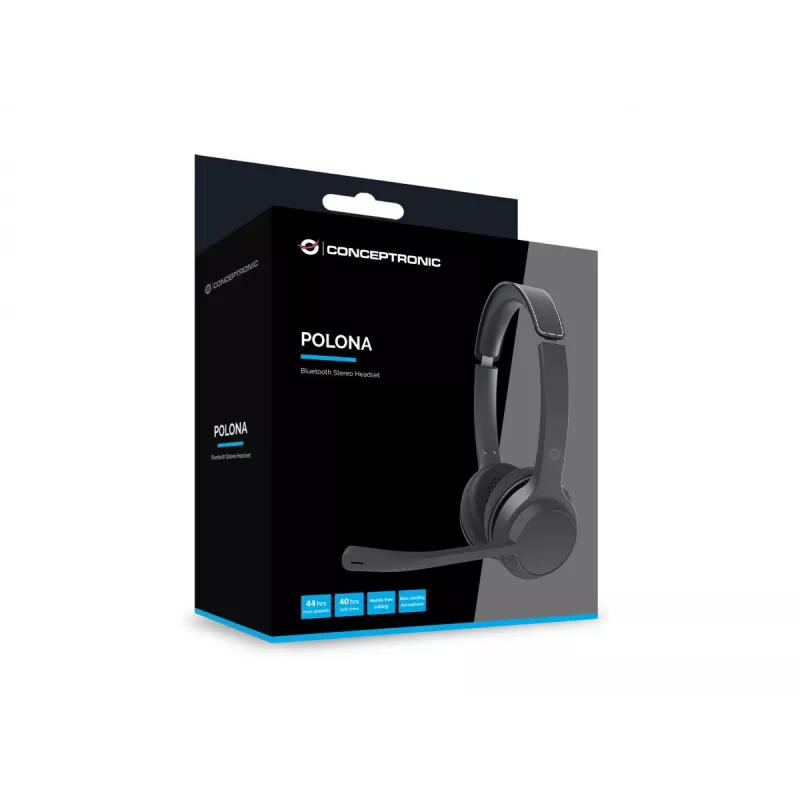 Conceptronic POLONA04B Bluetooth Stereo-headset