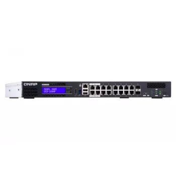 QNAP QGD-1600P Managed Gigabit Ethernet (10/100/1000) Power over Ethernet (PoE) 1U zwart, grijs
