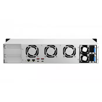 QNAP TS-873AeU-RP NAS rack (2U) Ryzen Embedded V1500B 4 GB DDR4 0 TB QuTS hero Black
