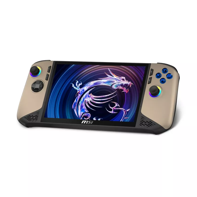MSI CLAW 8 AI+ A2VM-015DE draagbare spelconsole 20,3 cm (8 inch) 1 TB touchscreen Wi-Fi beige