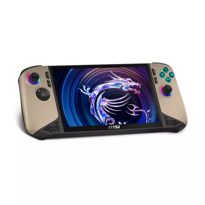 MSI CLAW 8 AI+ A2VM-015DE draagbare spelconsole 20,3 cm (8 inch) 1 TB touchscreen Wi-Fi beige