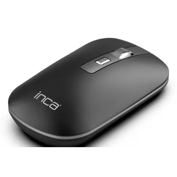 INCA draadloze muis IWM-531RA – Bluetooth & RF draadloos 2,4 GHz – 1600 dpi – zwart/zilver