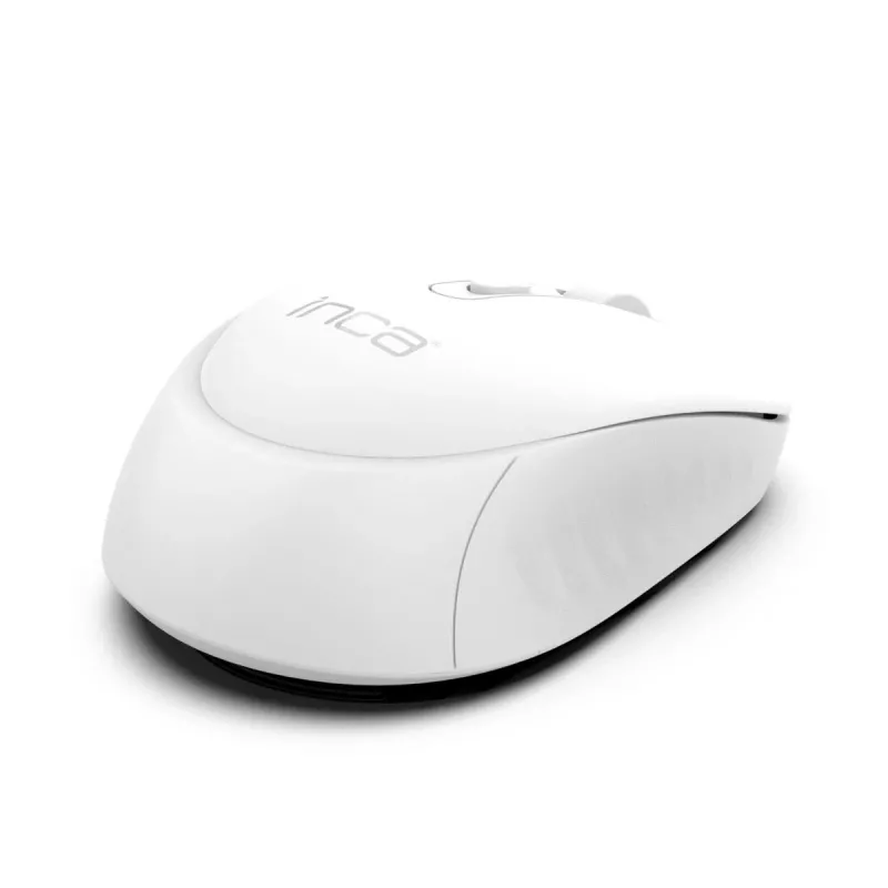 INCA draadloze muis Iwm-243rb Candy Design - RF draadloos 2,4GHz - 1600dpi - wit