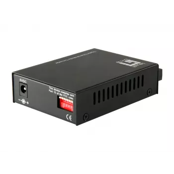 LevelOne RJ45 naar SC Gigabit mediaconverter, singlemode vezel, 20 km