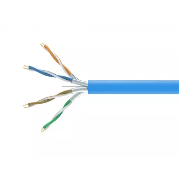 Netwerkkabel EQUIP 404544 — Cat6a U/FTP (STP), 305 m, blauw