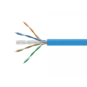 Netwerkkabel EQUIP 404542 Cat6a U/UTP blauw, 305 m, 10GBase-T