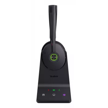 Yealink WH68 UC headset, bedraad & draadloos, 20 - 20000 Hz, gesprekken/muziek, 155 g, headset, zwart
