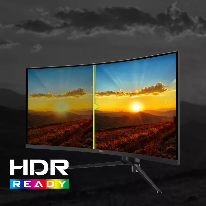 MSI MAG 345CQRDE computermonitor 86,4 cm (34 inch) 3440 x 1440 pixel UltraWide Dual Quad HD zwart