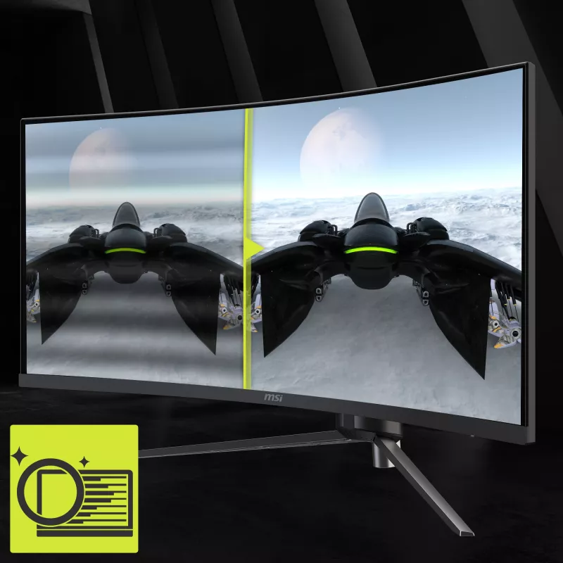 MSI MAG 345CQRDE computermonitor 86,4 cm (34 inch) 3440 x 1440 pixel UltraWide Dual Quad HD zwart