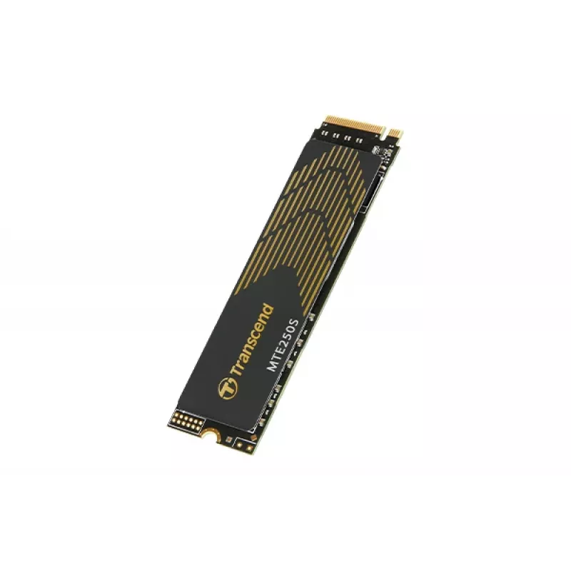 Transcend MTE250S 2 TB M.2 2280 NVMe SSD-schijf, PCIe 4.0 x4, met koellichaam