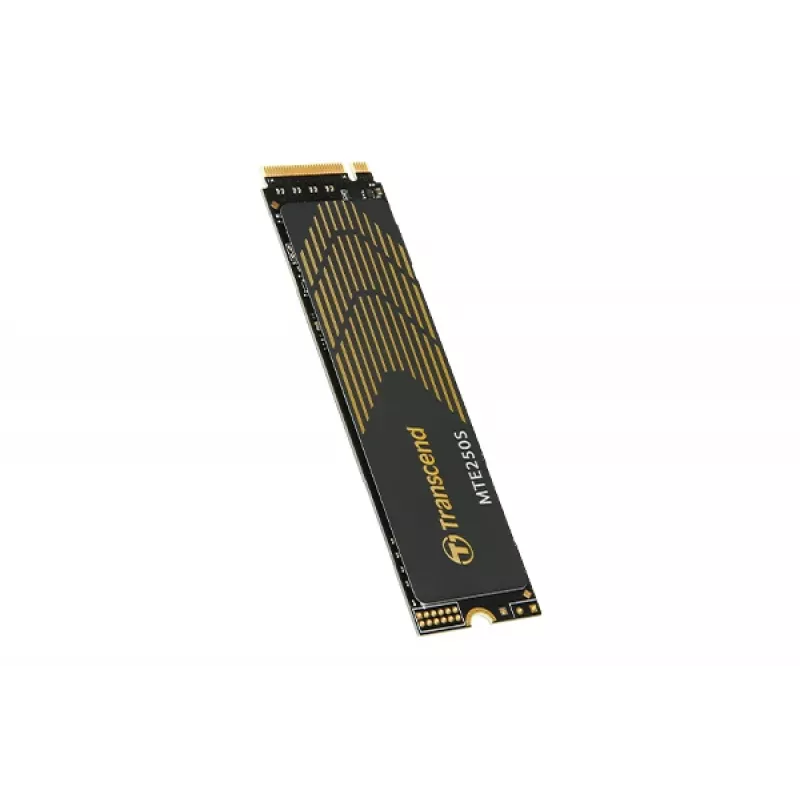 Transcend MTE250S 2 TB M.2 2280 NVMe SSD-schijf, PCIe 4.0 x4, met koellichaam