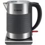 Bosch TWK7S05 waterkoker 1,7 L 2200 W zwart, grijs