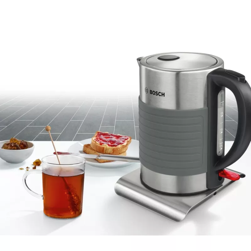 Bosch TWK7S05 waterkoker 1,7 L 2200 W zwart, grijs