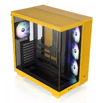 PC-behuizing Thermaltake View 380 XL TG ARGB midi tower geel