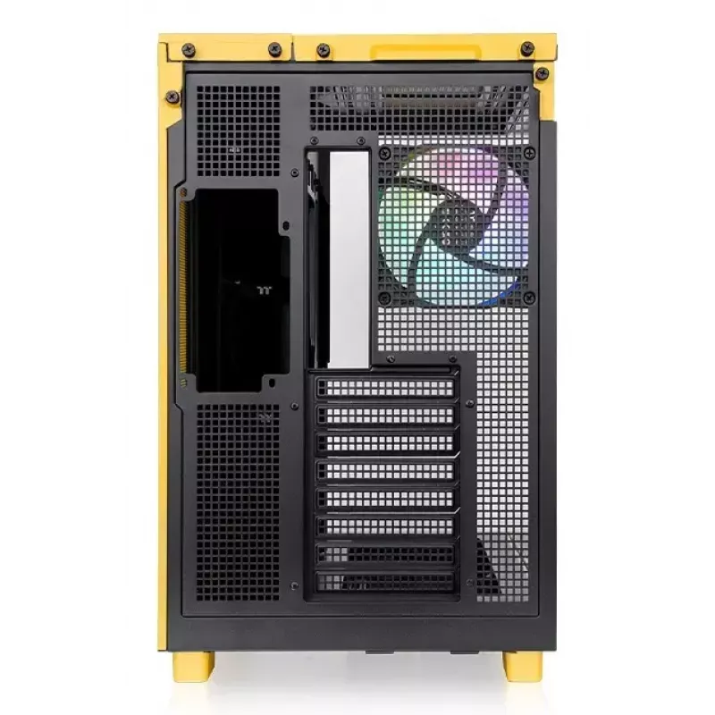 PC-behuizing Thermaltake View 380 XL TG ARGB midi tower geel