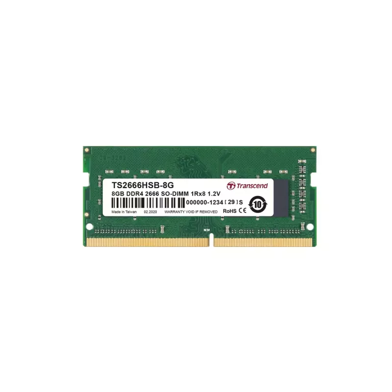Geheugen Transcend DDR4 SO-DIMM 8GB 2666MHz