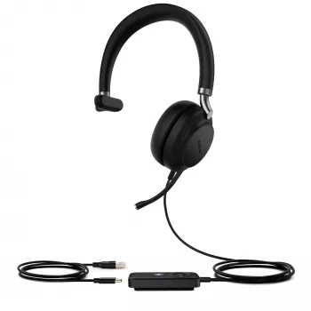 Yealink UH38 Mono Teams -W/O BAT USB-C-USB bedrade headset