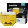 Smart switch Shelly Qubino Wave i4 DC geel draadloos 5-24V