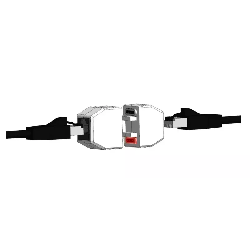 ALLNET ALL-RJ45-MAGNET interfacekaarten/-adapters RJ-45 wit 90W