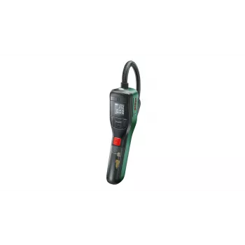 Elektrische luchtpomp Bosch 0.603.947.000 — draagbaar, oplaadbaar, 10 bar (150–150 psi), 3000 mAh, USB‑C, 10 l/min, met slang en accessoires