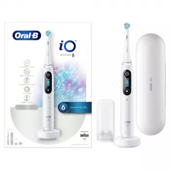 Oral-B iO elektrische tandenborstel volwassenen roterende tandenborstel wit