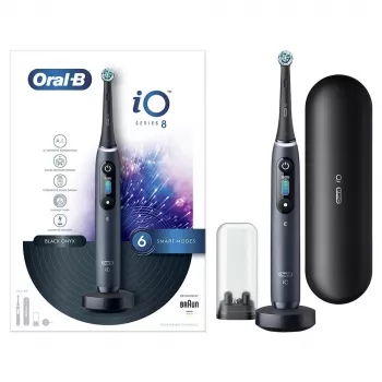 Oral-B iO elektrische tandenborstel volwassenen roterende tandenborstel zwart