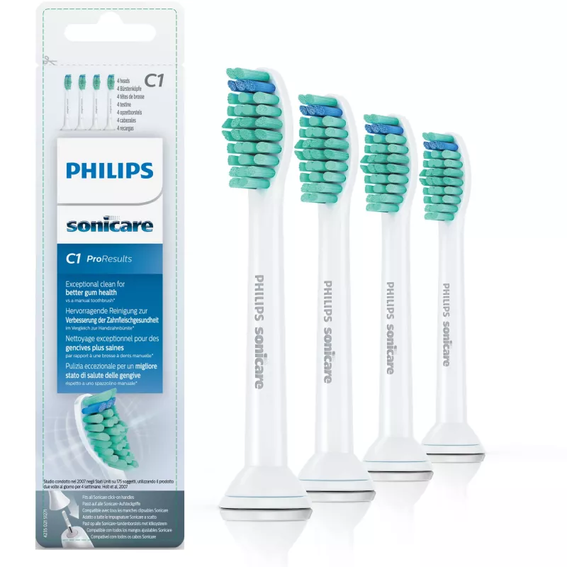 Philips Sonicare ProResults ProResults HX6014/07 4-pack vervangbare sonische tandenborstelkoppen