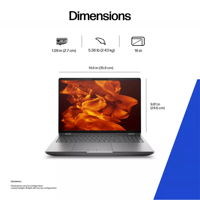 Mobiel Workstation HP ZBook Fury G1i 16 inch Intel Core Ultra 9 64GB 2TB NVIDIA RTX Windows 11 Pro