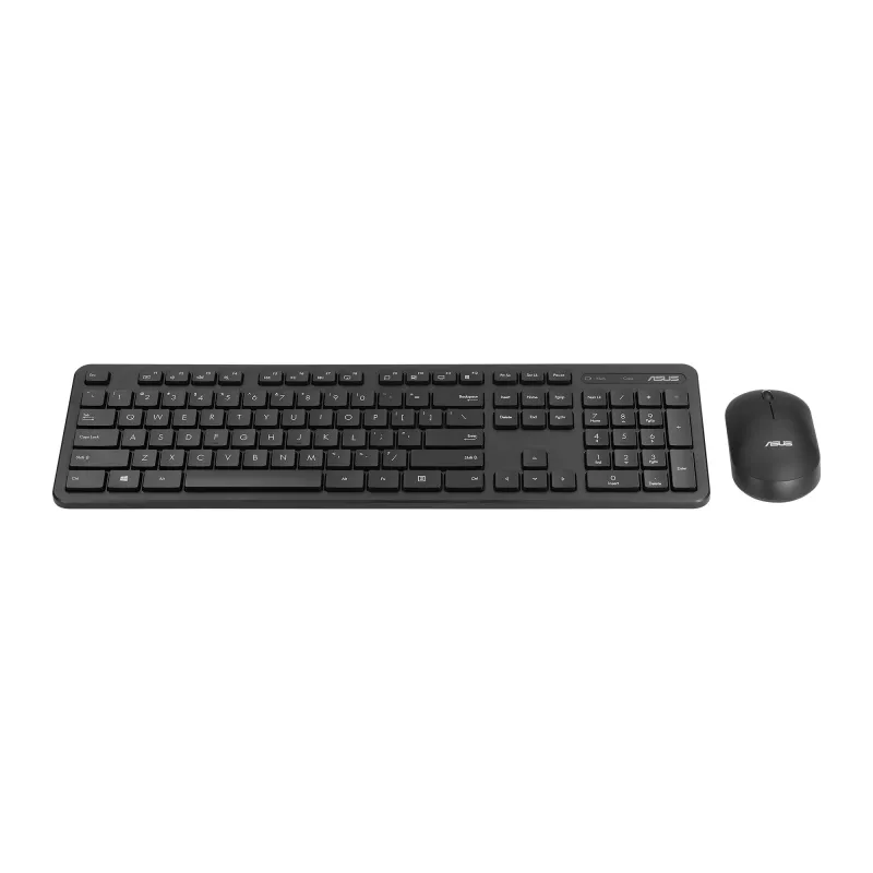 ASUS CW100 Toetsenbord Muis meegeleverd Universeel RF draadloos + USB Zwart