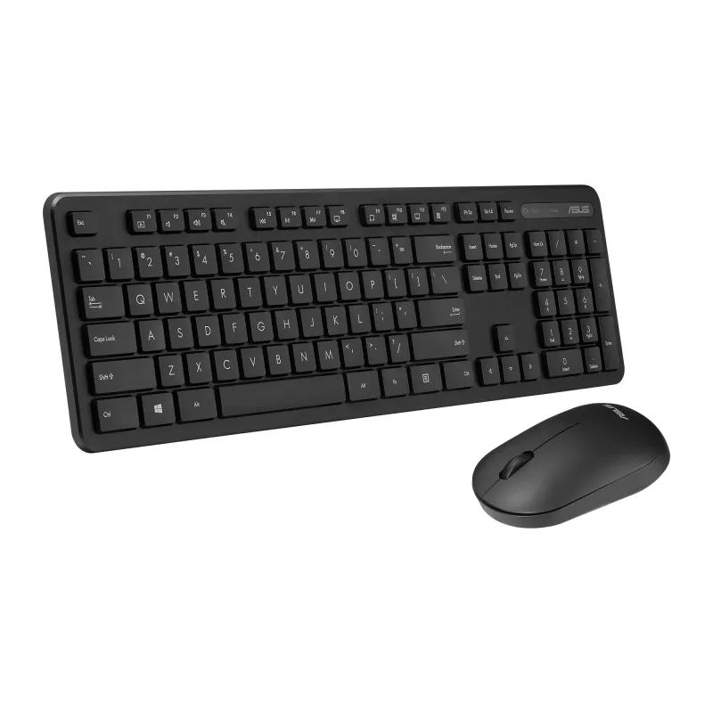 ASUS CW100 Toetsenbord Muis meegeleverd Universeel RF draadloos + USB Zwart