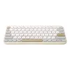 ASUS Marshmallow KW100 Toetsenbord Draadloos Bluetooth QWERTZ Beige Grijs Wit