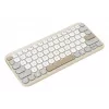 ASUS Marshmallow KW100 Toetsenbord Draadloos Bluetooth QWERTZ Beige Grijs Wit