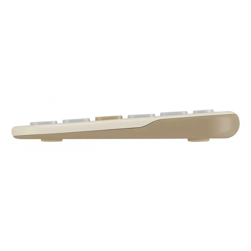 ASUS Marshmallow KW100 Toetsenbord Draadloos Bluetooth QWERTZ Beige Grijs Wit