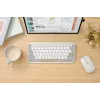 ASUS Marshmallow KW100 Toetsenbord Draadloos Bluetooth QWERTZ Beige Grijs Wit