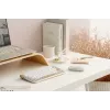 ASUS Marshmallow KW100 Toetsenbord Draadloos Bluetooth QWERTZ Beige Grijs Wit