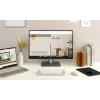 ASUS Marshmallow KW100 Toetsenbord Draadloos Bluetooth QWERTZ Beige Grijs Wit