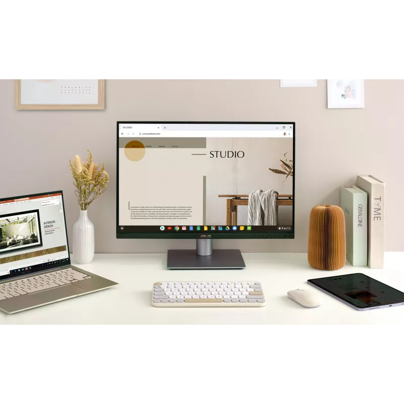 ASUS Marshmallow KW100 Toetsenbord Draadloos Bluetooth QWERTZ Beige Grijs Wit