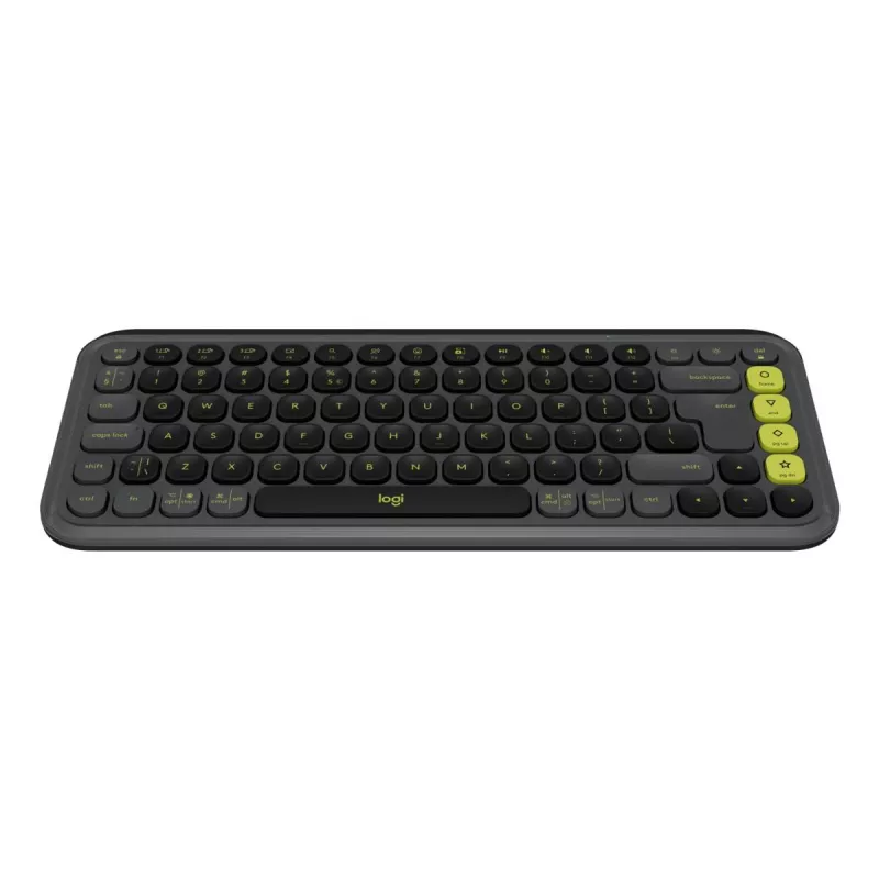 Logitech POP Icon Keys Toetsenbord Universeel Bluetooth QWERTY US International Graphite Groen