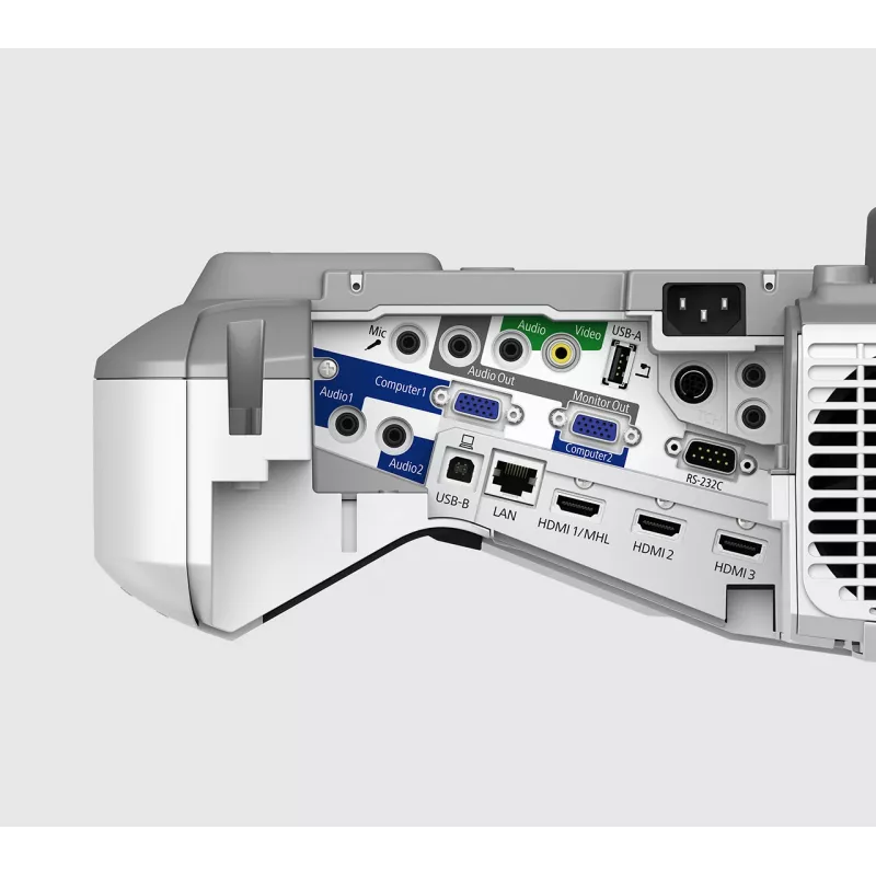 Epson EB-695Wi ultra-korteafstandsprojector 3500 ANSI lumen 3LCD WXGA (1280x800) wit, grijs