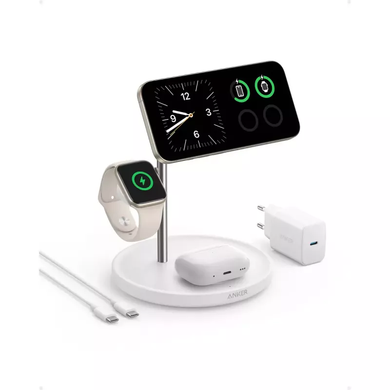 Anker MagGo universeel wit USB draadloze snellader voor indoor gebruik