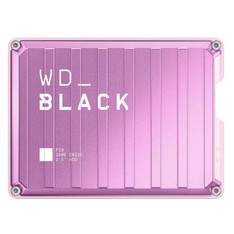 WESTERN DIGITAL WD_BLACK P10 Game Drive – 4 TB – USB 3.2 Gen 1 – roze