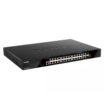D-Link DGS-1520-28MP/E netwerkswitch managed L3 Gigabit Ethernet (10/100/1000) Power over Ethernet (PoE) 1U zwart