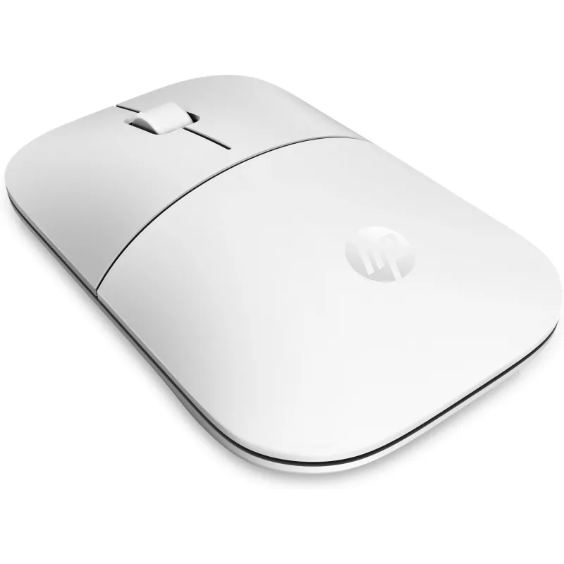 HP Z3700 keramisch wit draadloze muis, dubbelhandig, optisch, RF Wireless, 1200 DPI, zilver, wit