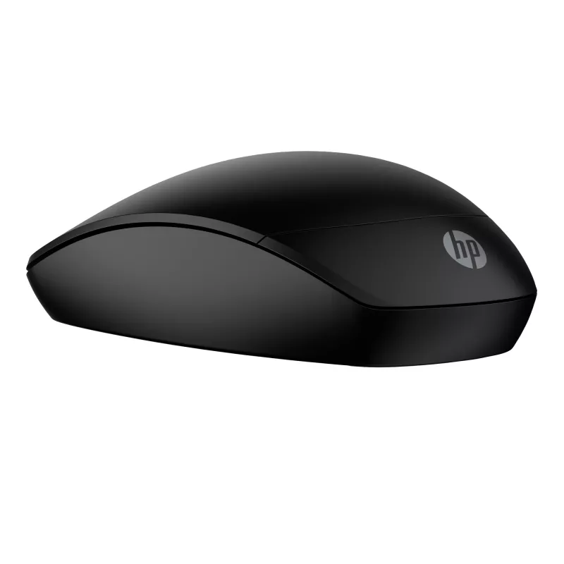 HP 230 Slim Wireless Mouse, dubbelhandig, optisch, RF Wireless, 1600 DPI, zwart