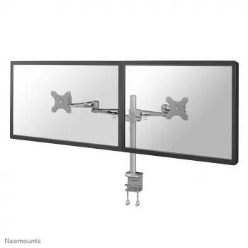 Neomounts FPMA-D935D monitorarm 14-27 inch, klem, 6 kg, 35,6 cm (14 inch), 68,6 cm (27 inch), 100 x 100 mm, zilver