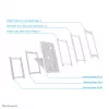 Neomounts DS15-630WH1 tabletstandaard voor tafel en wand 9,7-11 inch - afsluitbaar